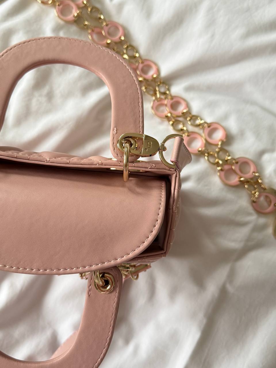 Christian Dior Small Lady Dior Pink - 19