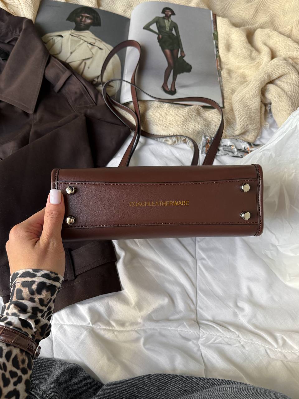 Coach 1941 Swing Zip Bag Brown - 9