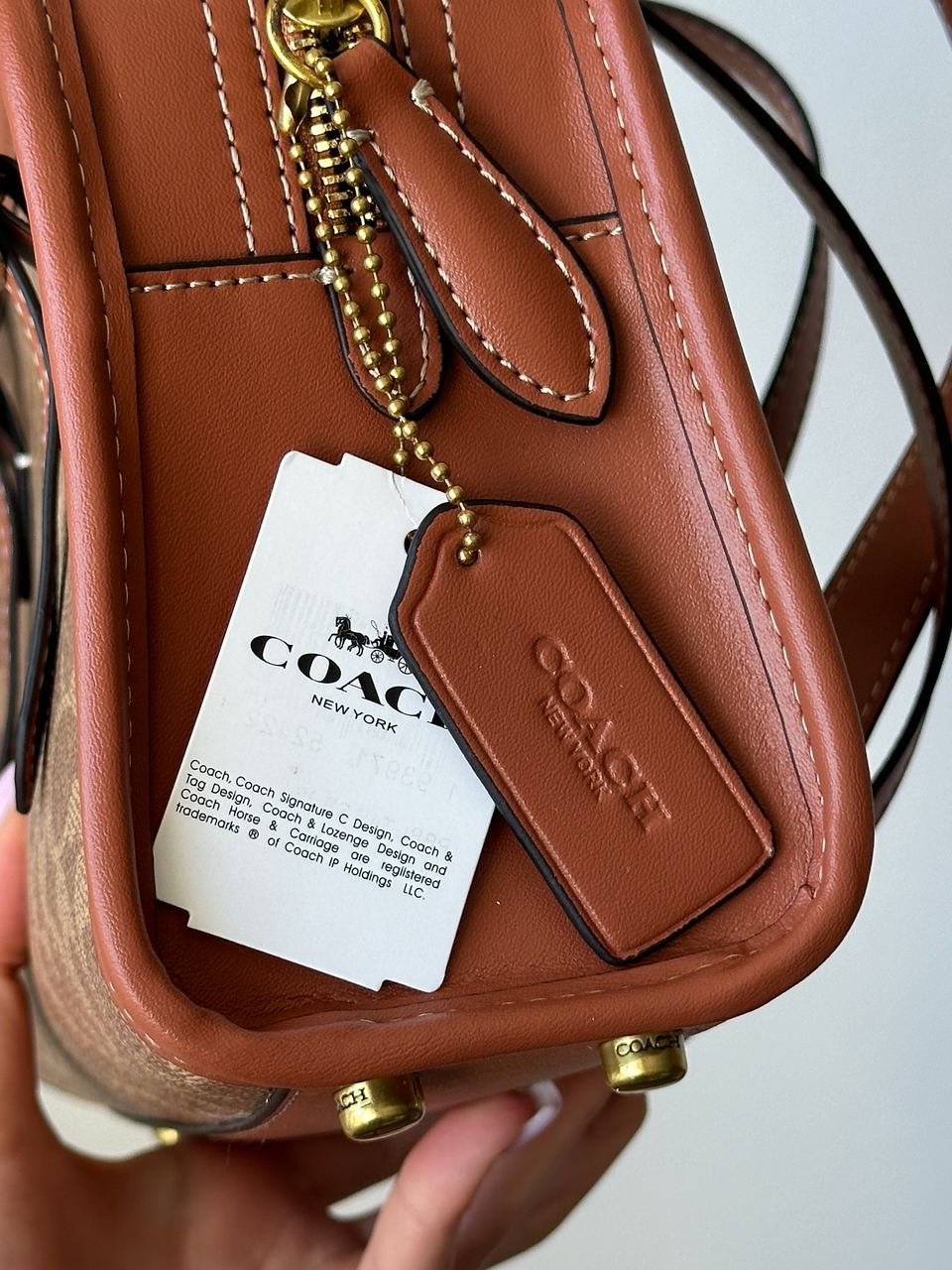 Coach 1941 Swing Zip Bag Signature Canvas - 6