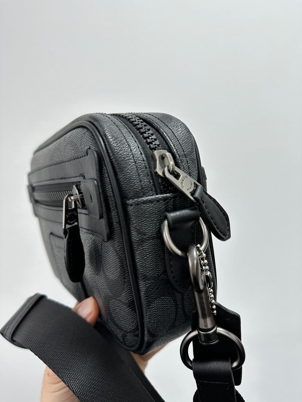 Coach Academy Crossbody Signature Canvas Blue - 10