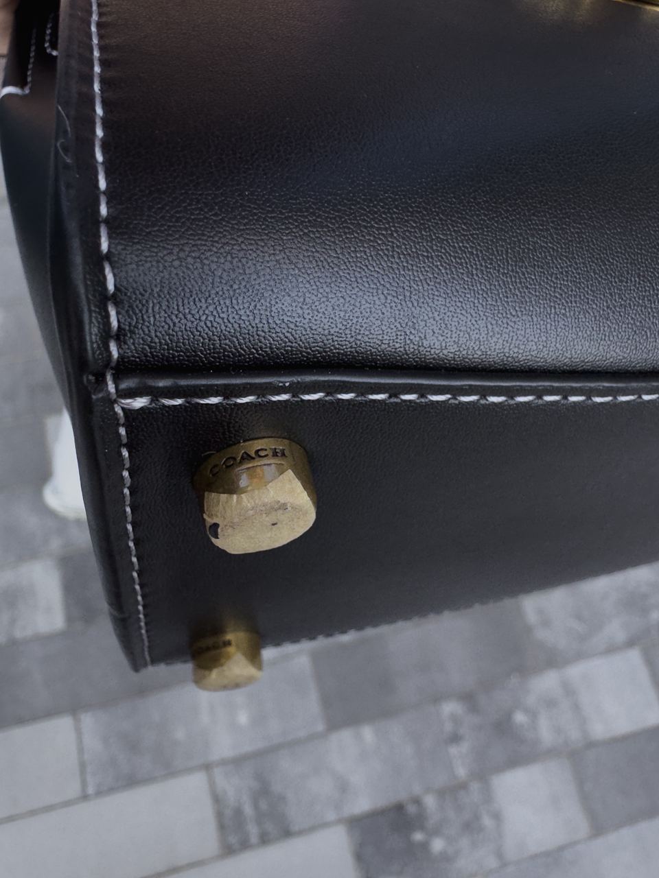 Coach Bandit Top Handle Bag 20 in Smooth Leather - 20