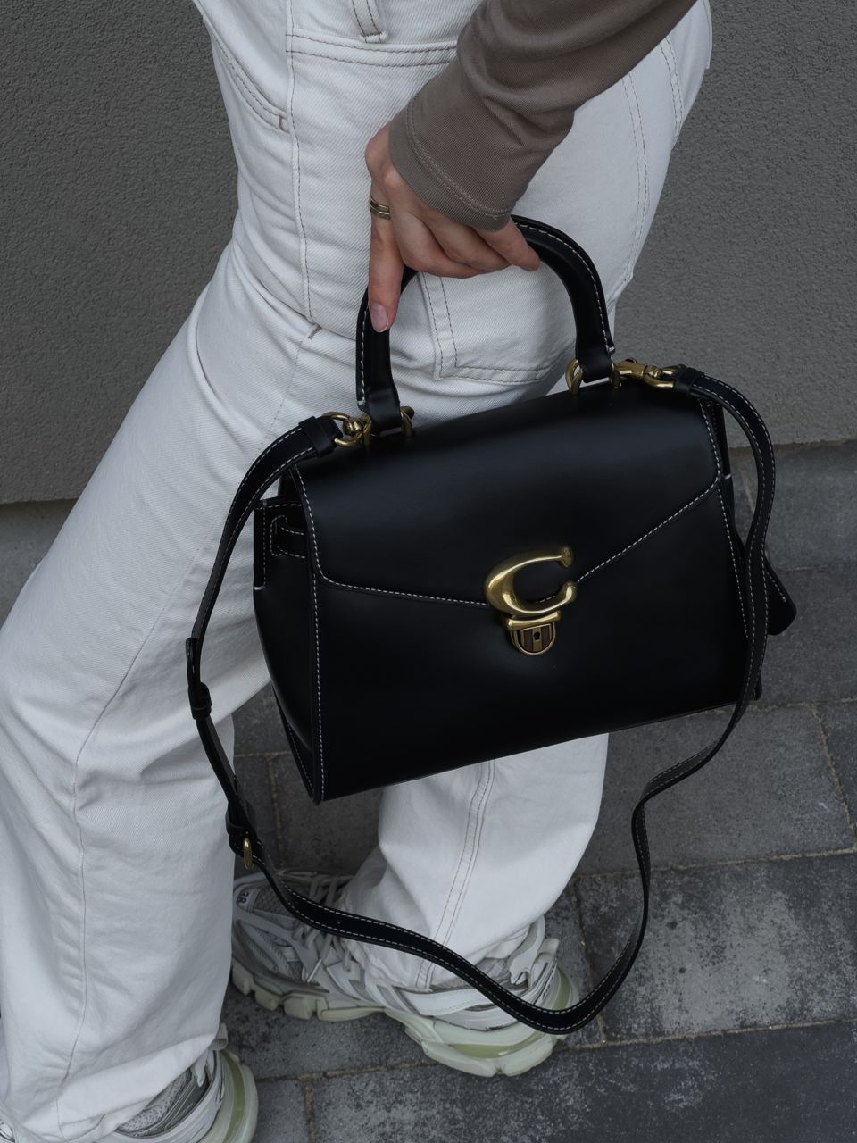 Coach Bandit Top Handle Bag 20 in Smooth Leather - 6