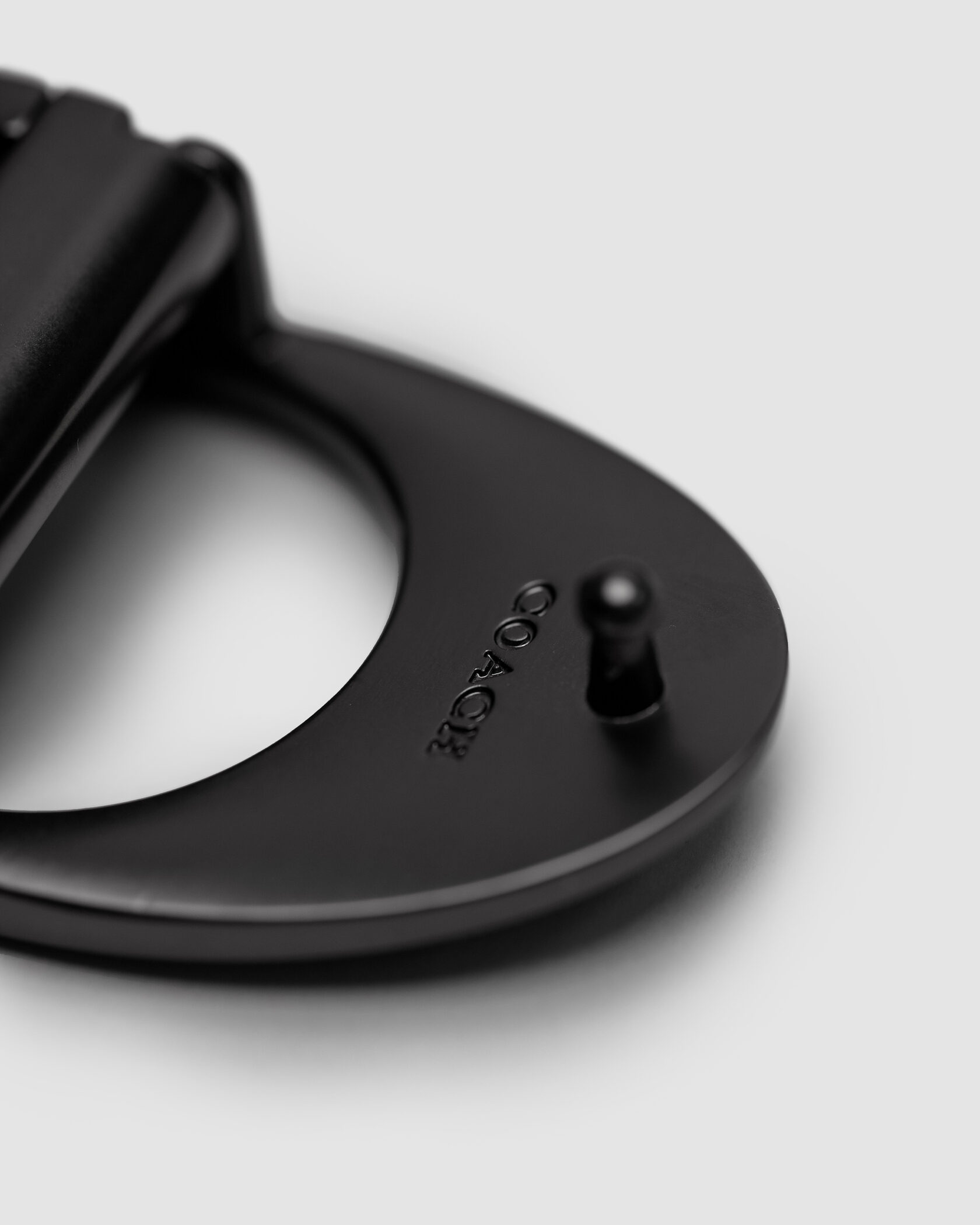 Coach Belt Kit Beige Canvas/Black Fittings - 11