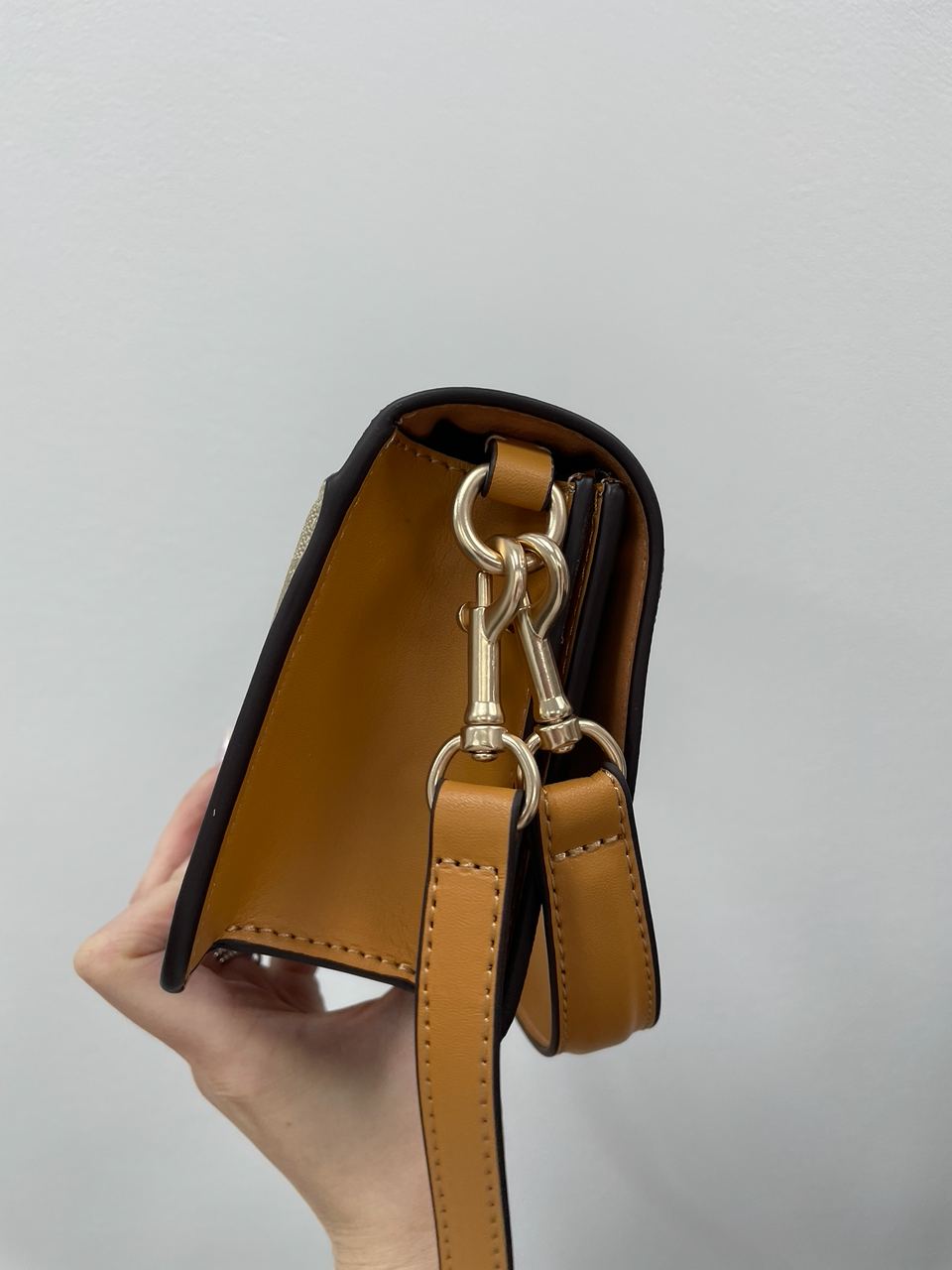 Coach Brynn Flap Crossbody In Signature Canvas Beige - 11