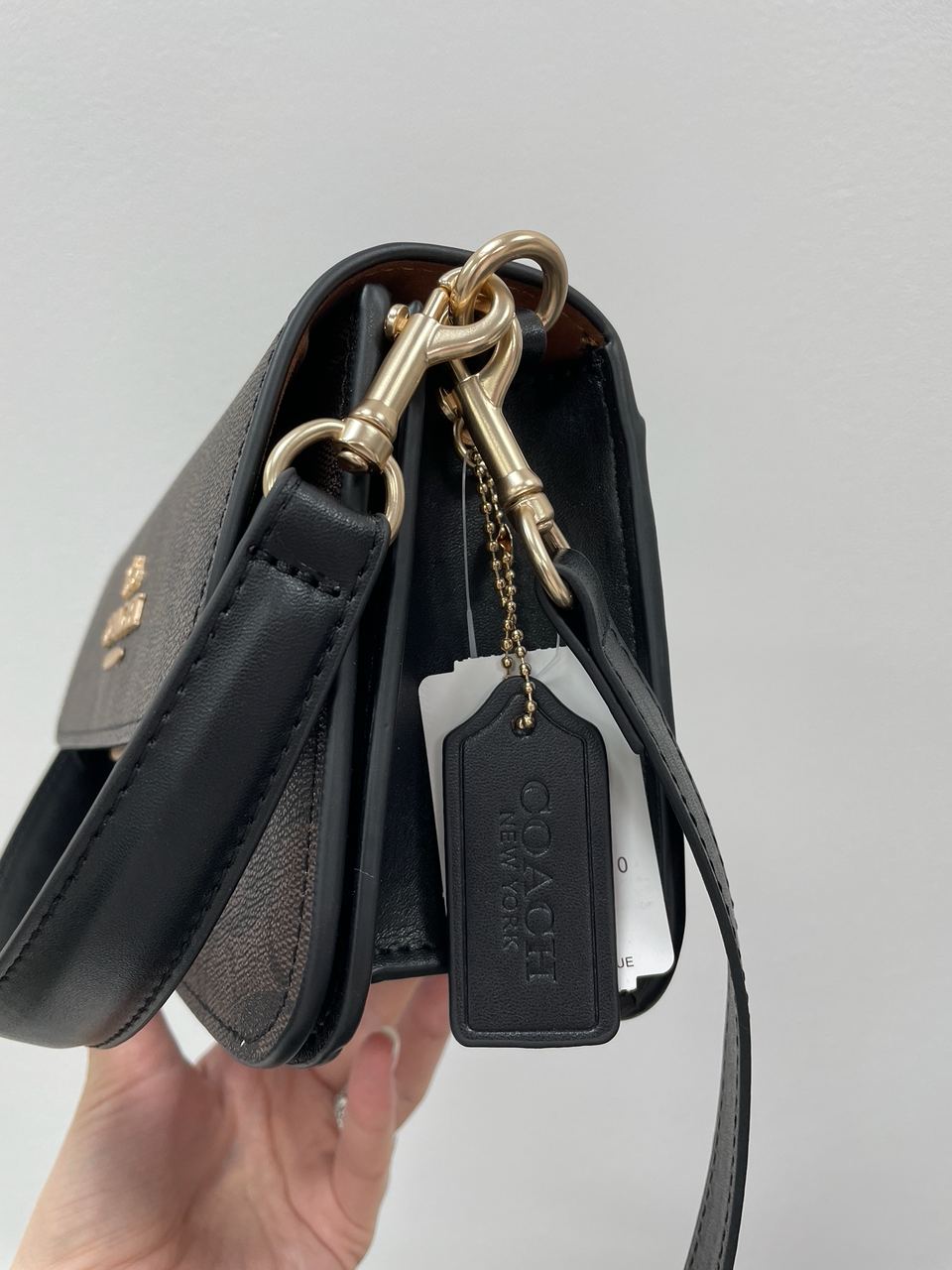 Coach Brynn Flap Crossbody In Signature Canvas Brown - 10