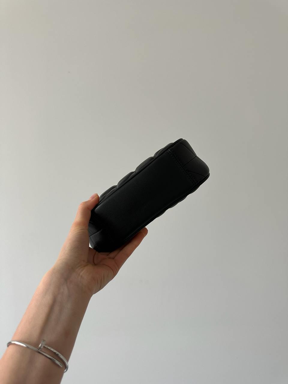 Coach Carmen Mini Crossbody Bag With Quilting Black/Gold - 9