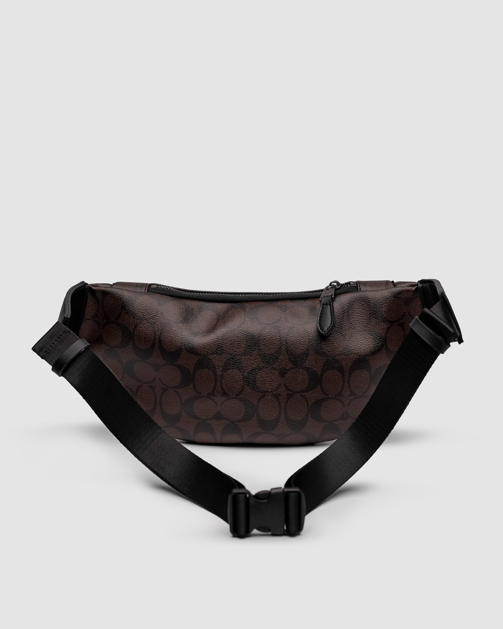 Coach Charter Belt Bag Signature Belt Bag Charcoal Brown - 6