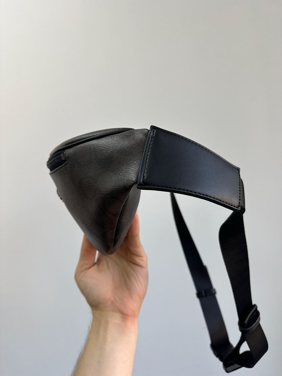 Coach Charter Belt Bag Signature Belt Bag Charcoal Brown - 8