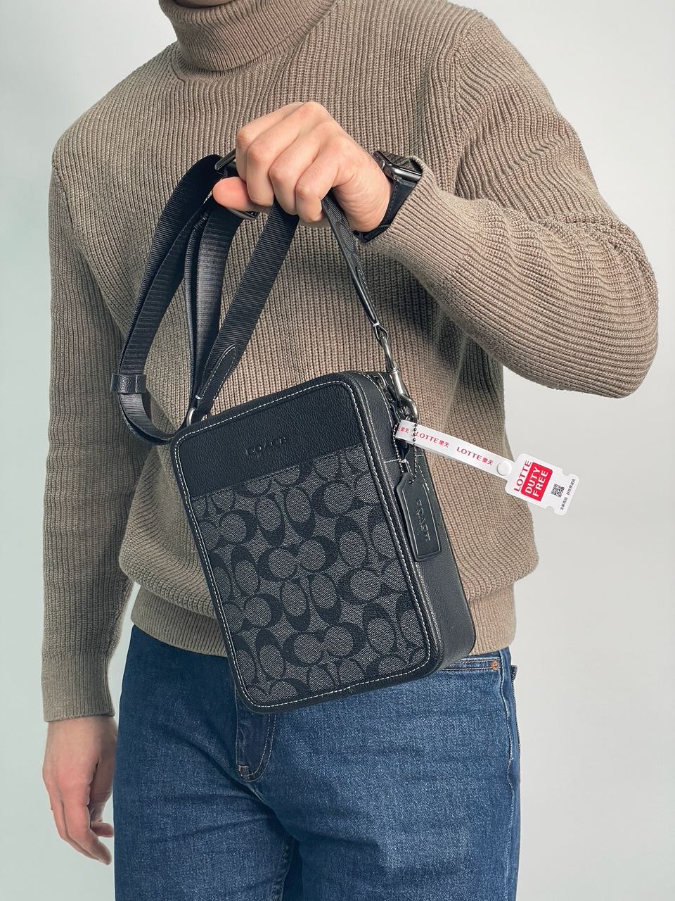 Coach Charter Crossbody 24 In Signature Canvas Grey - 8