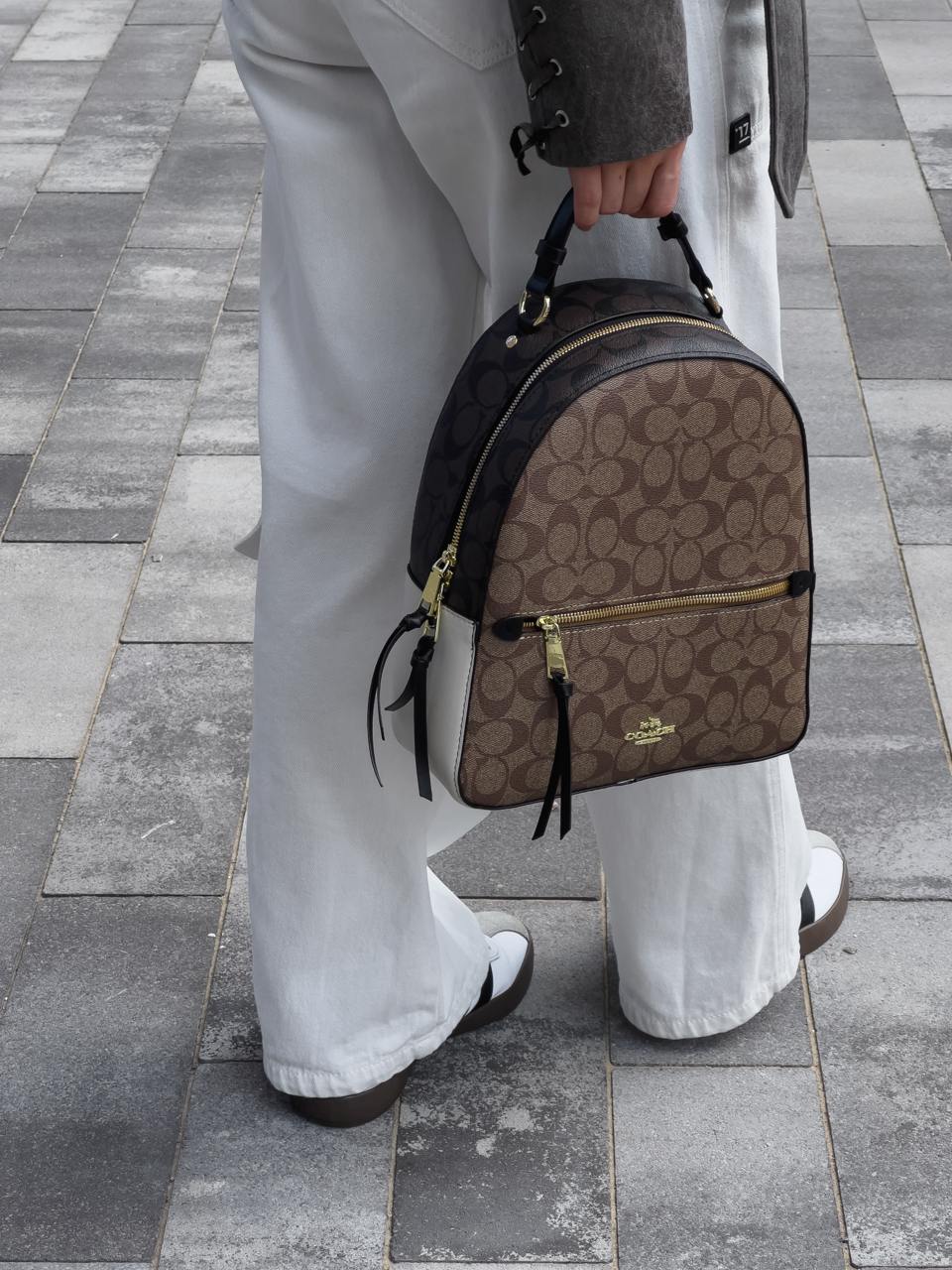 Coach Court Backpack in Signature Canvas - 12