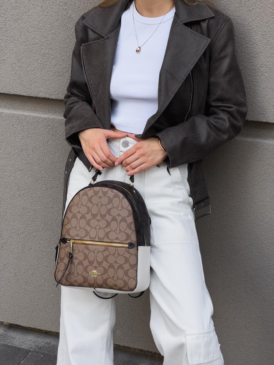 Coach Court Backpack in Signature Canvas - 3