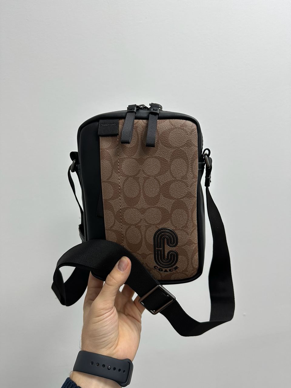 Coach Crossbody in Signature Canvas Sand - 4