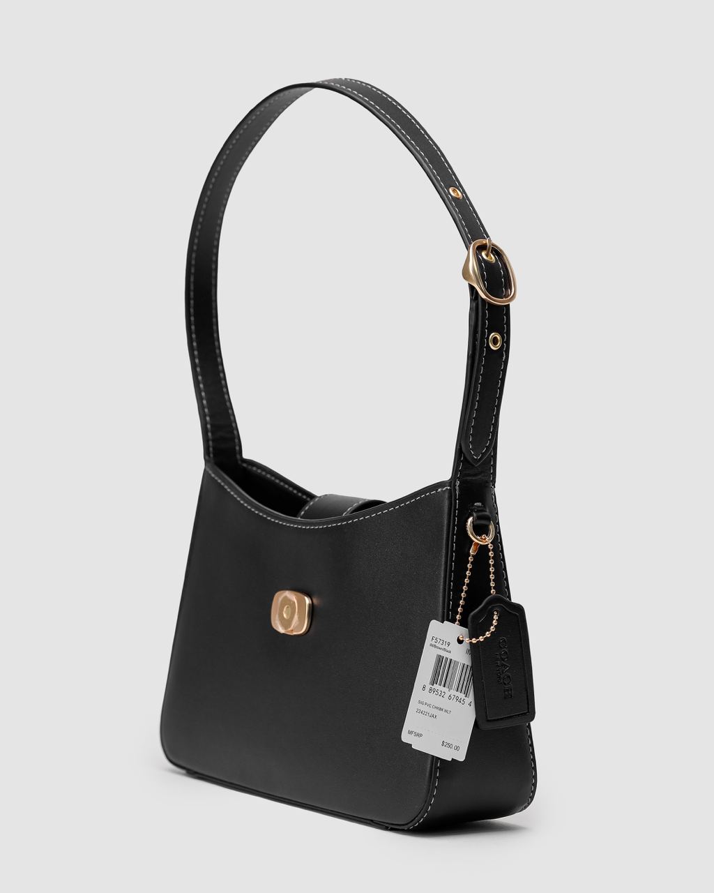 Coach Eliza Shoulder Bag In Black - 12