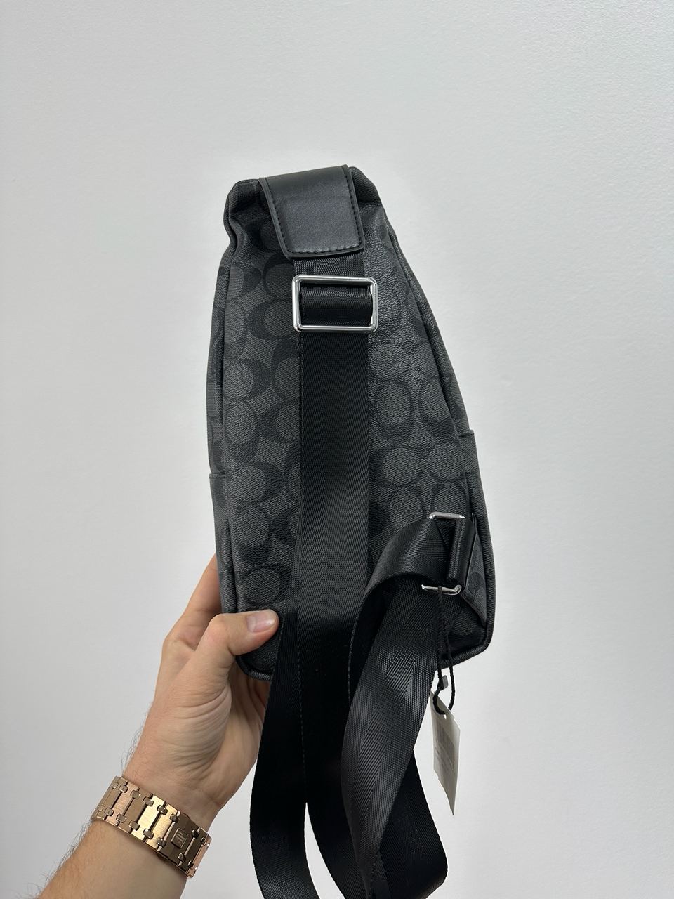 Coach Ethan Pack In Signature Grey Canvas - 7