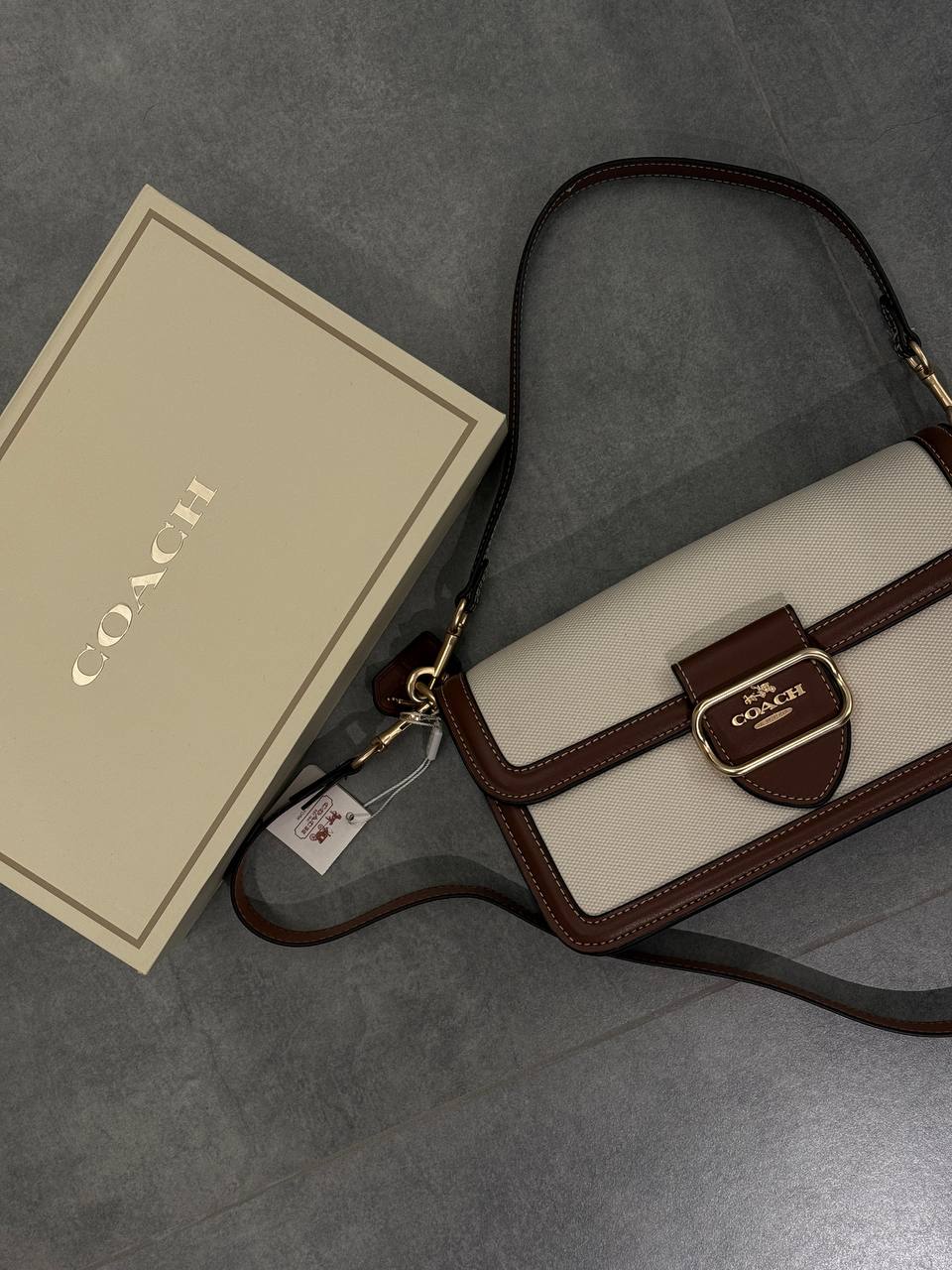 Coach Georgie In Leather - 2