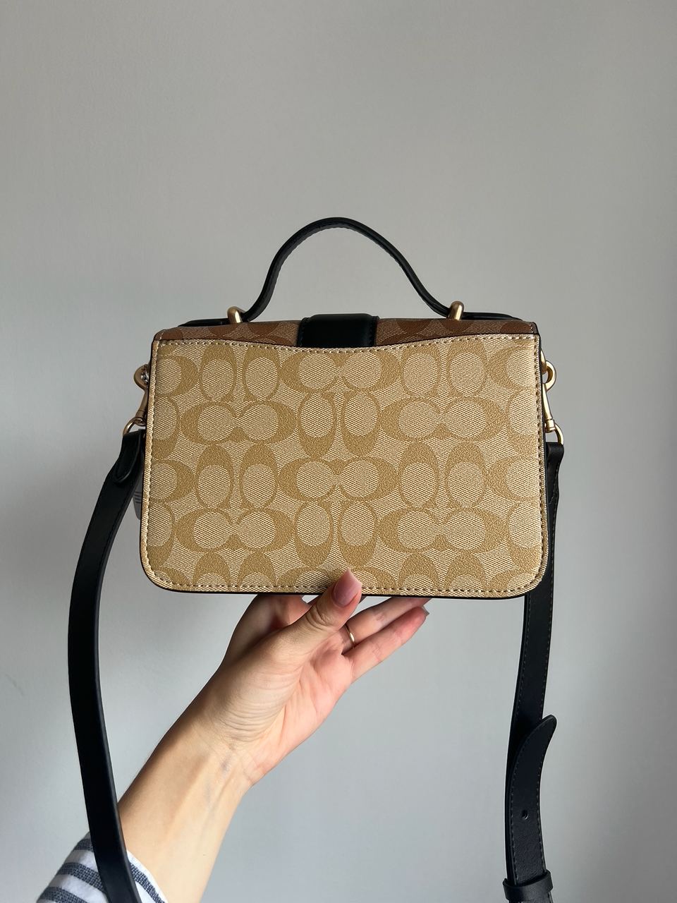 Coach Georgie Shoulder Bag In Blocked Signature Canvas - 4