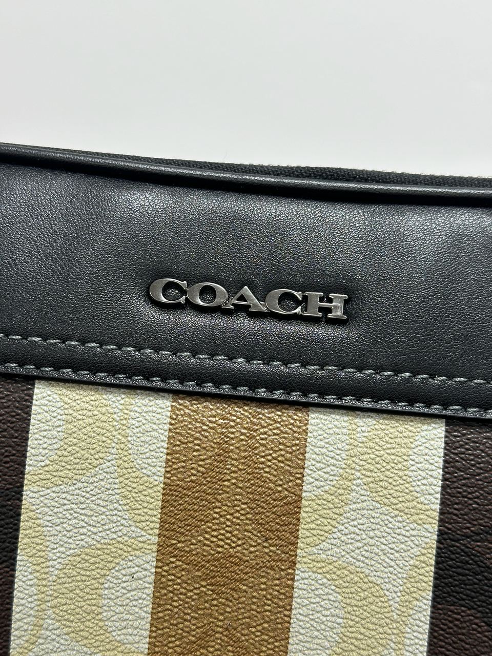 Coach Graham Crossbody Bag In Blocked Signature Canvas Mahogany - 4