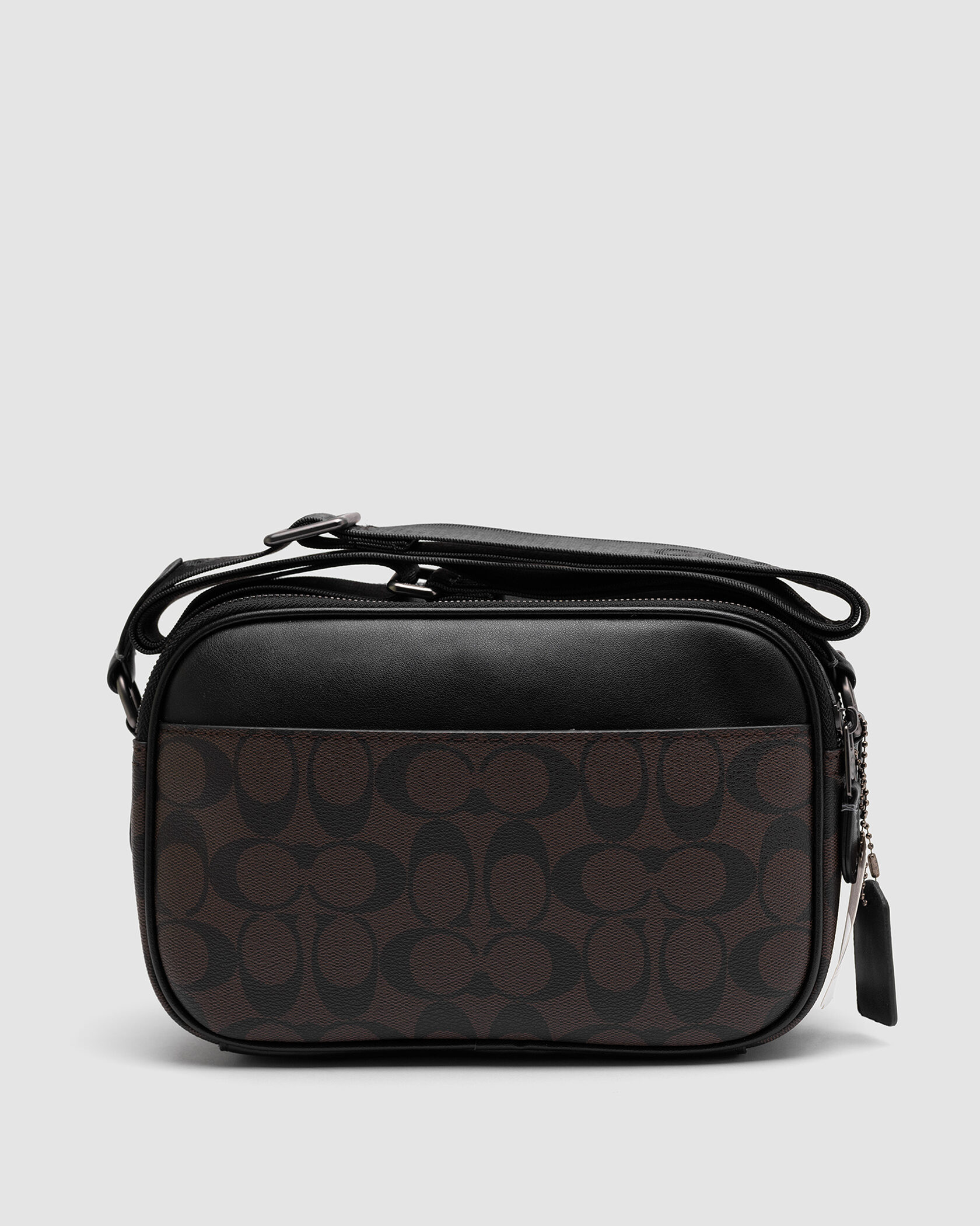 Coach Graham Crossbody Bag In Blocked Signature Canvas Mahogany - 5