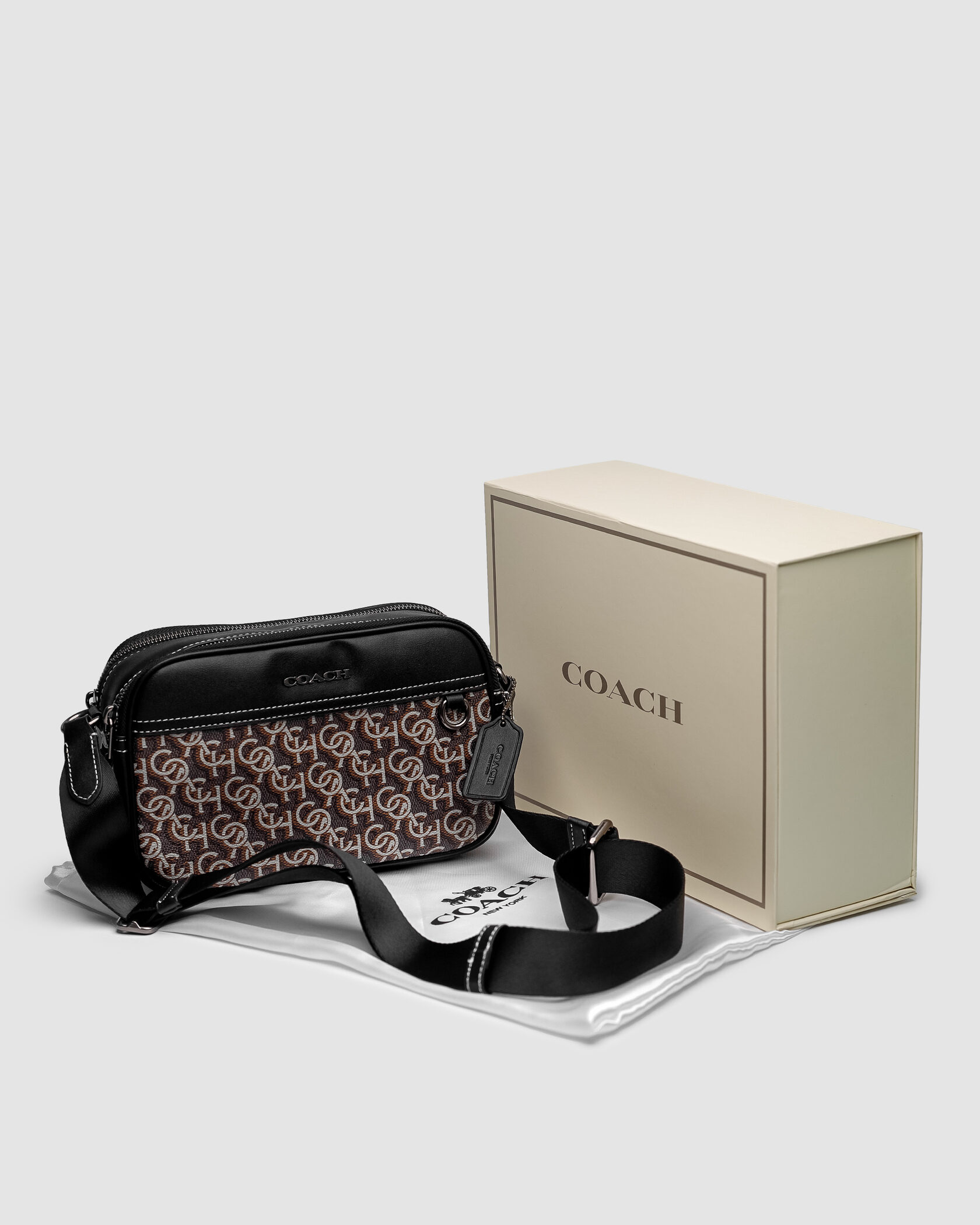 Coach Graham Crossbody With Monogram Print Midnight - 2