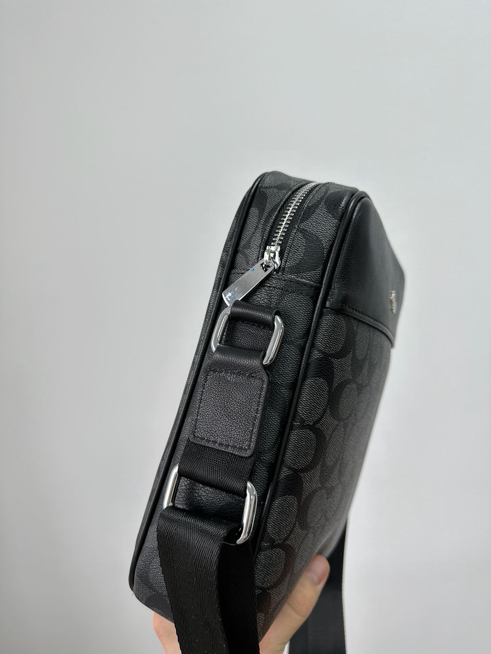 Coach Houston Flight Bag In Signature Canvas Grey - 13