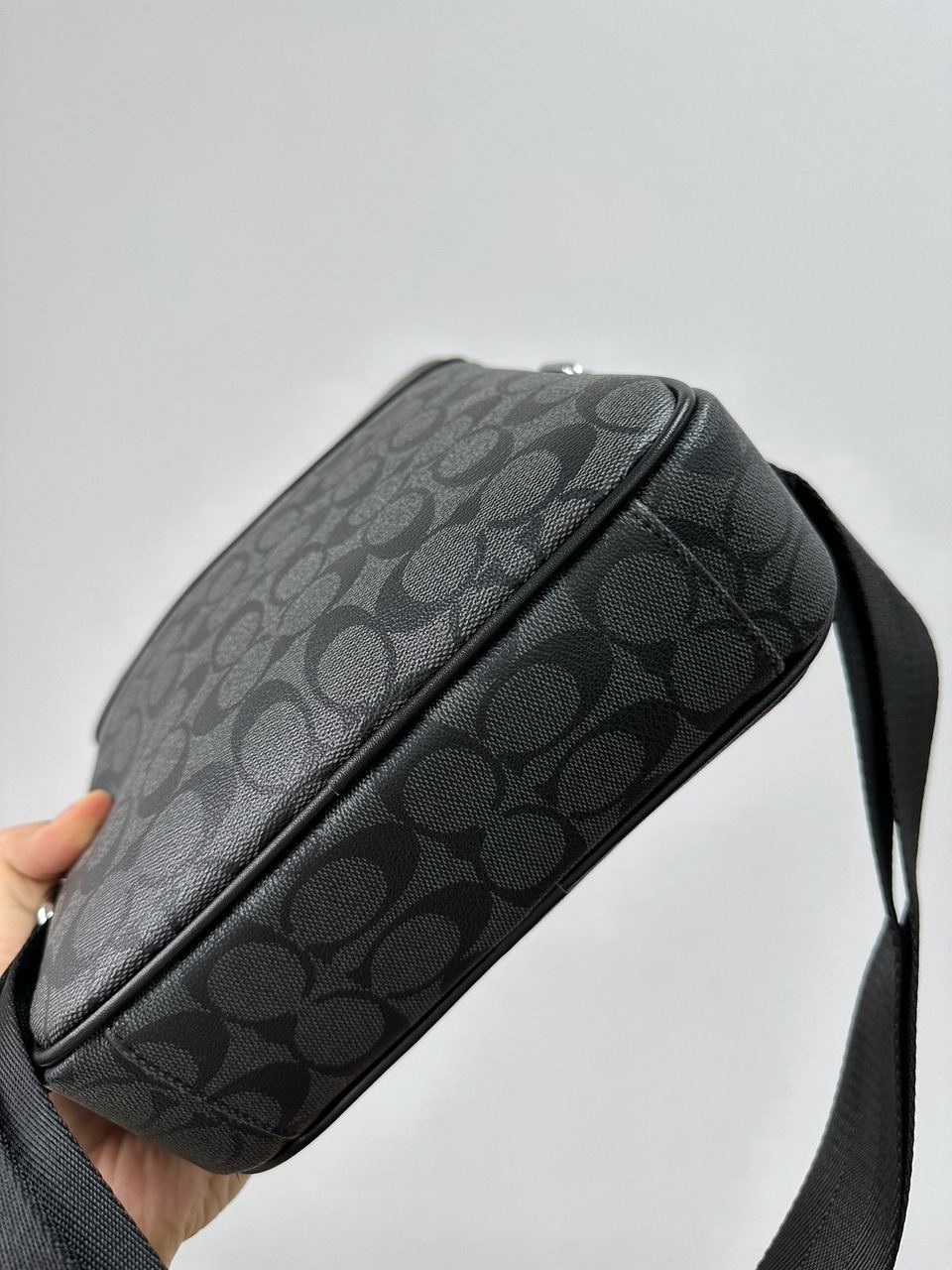 Coach Houston Flight Bag In Signature Canvas Grey - 14