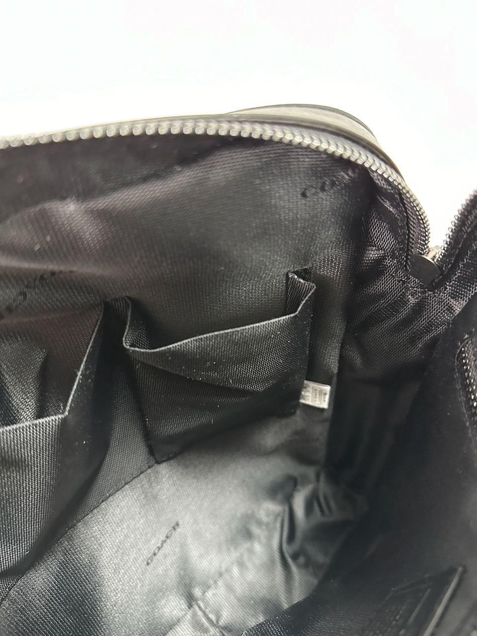 Coach Houston Relief Print Cow Leather Flight Bag Black - 17