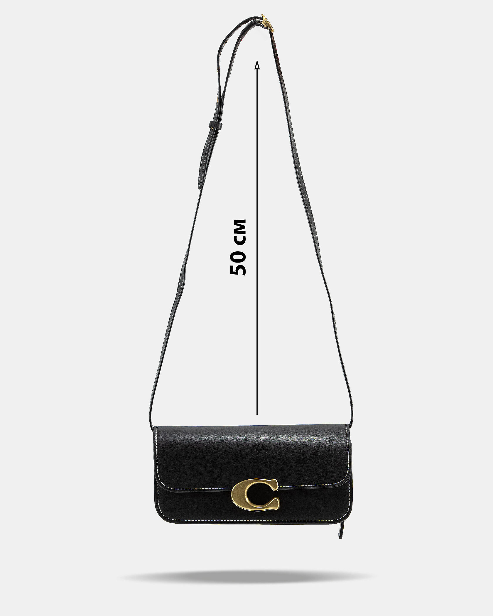 Coach Idol Small Shoulder Bag in Black Leather - 4