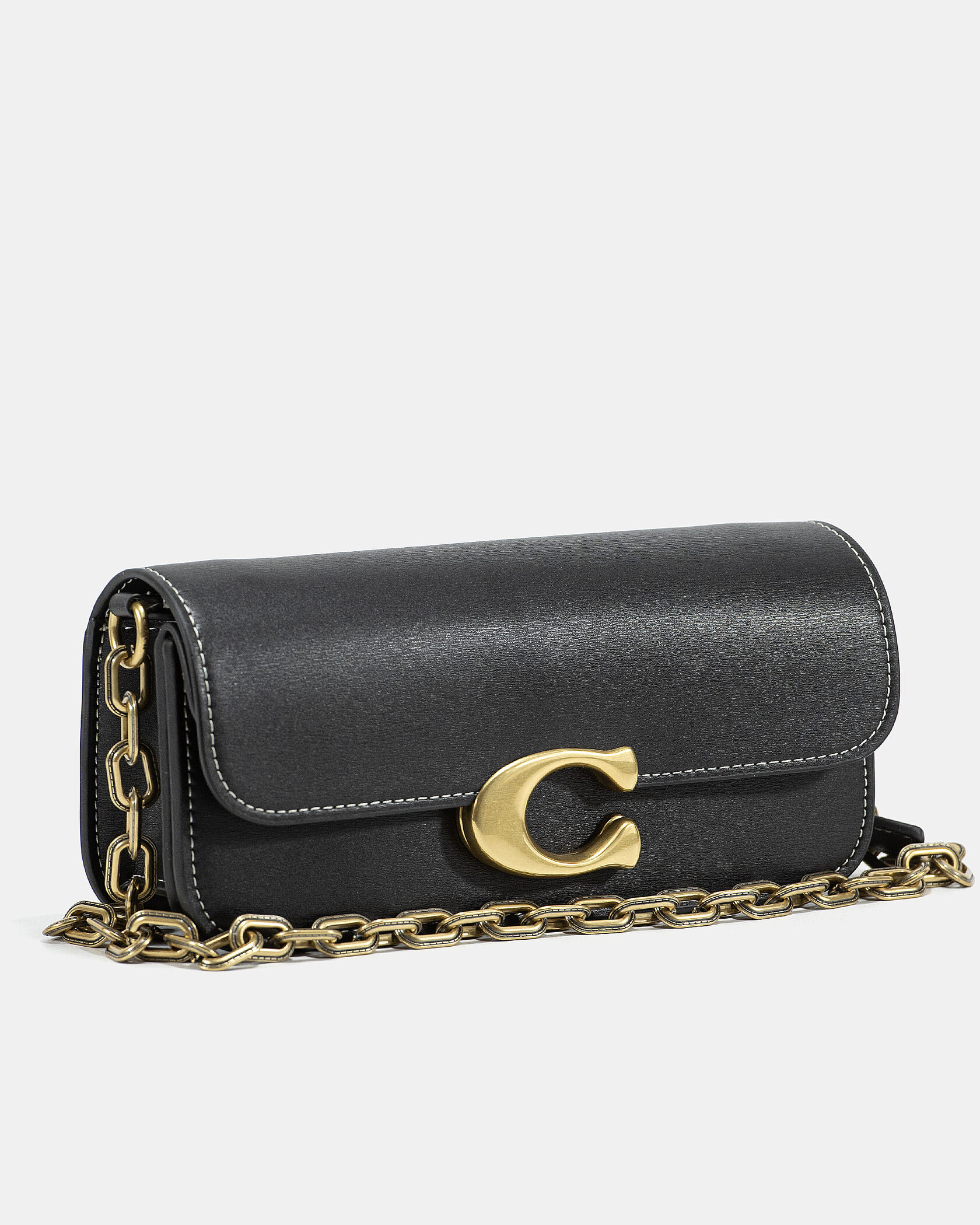 Coach Idol Small Shoulder Bag in Black Leather - 6