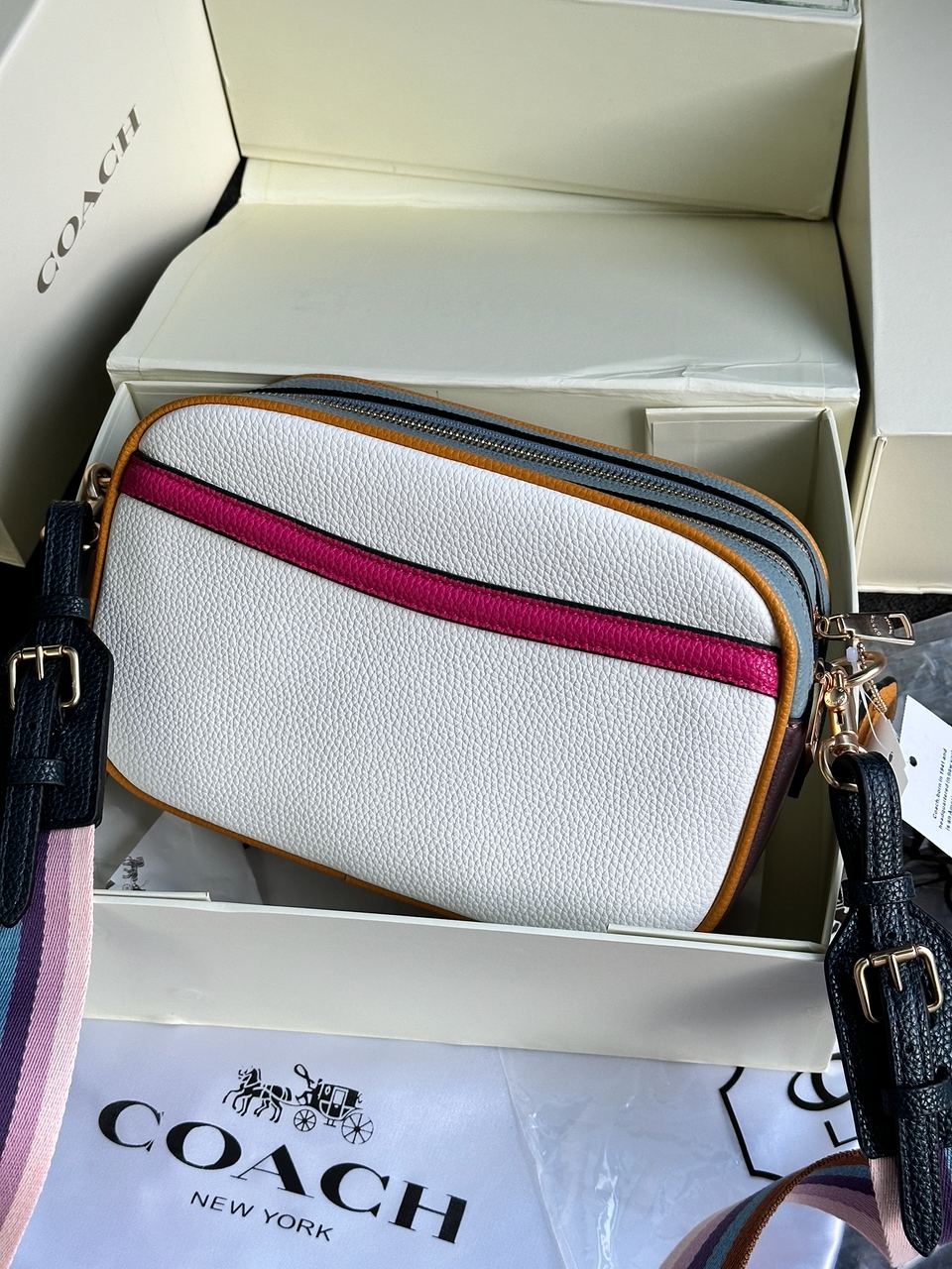 Coach Jes Convertible Belt Bag In Colorblock - 13