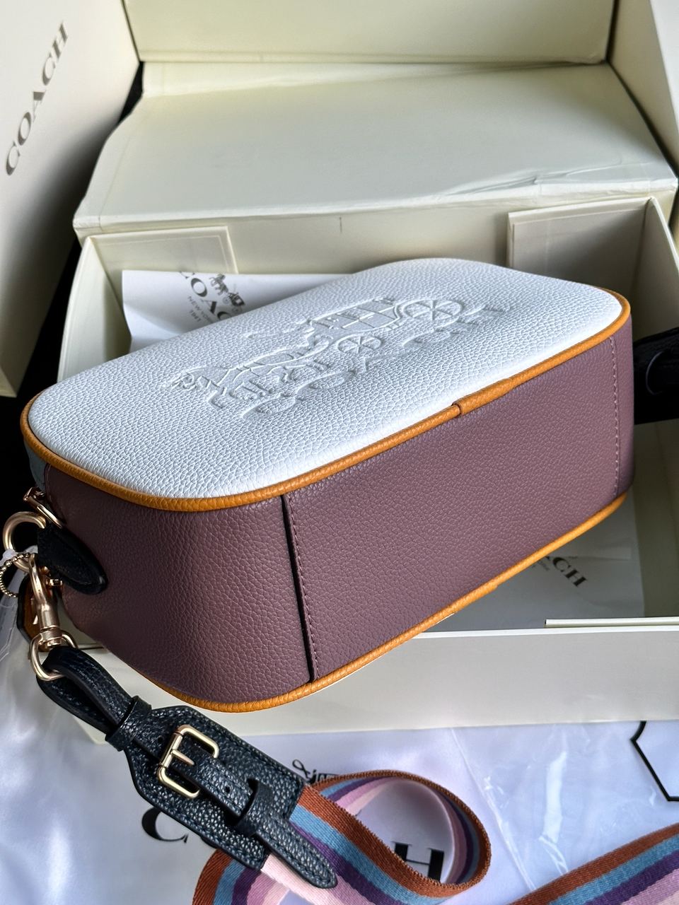 Coach Jes Convertible Belt Bag In Colorblock - 18