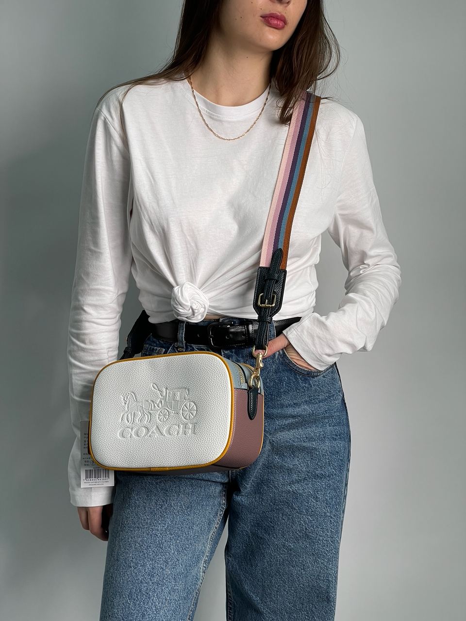 Coach Jes Convertible Belt Bag In Colorblock - 6