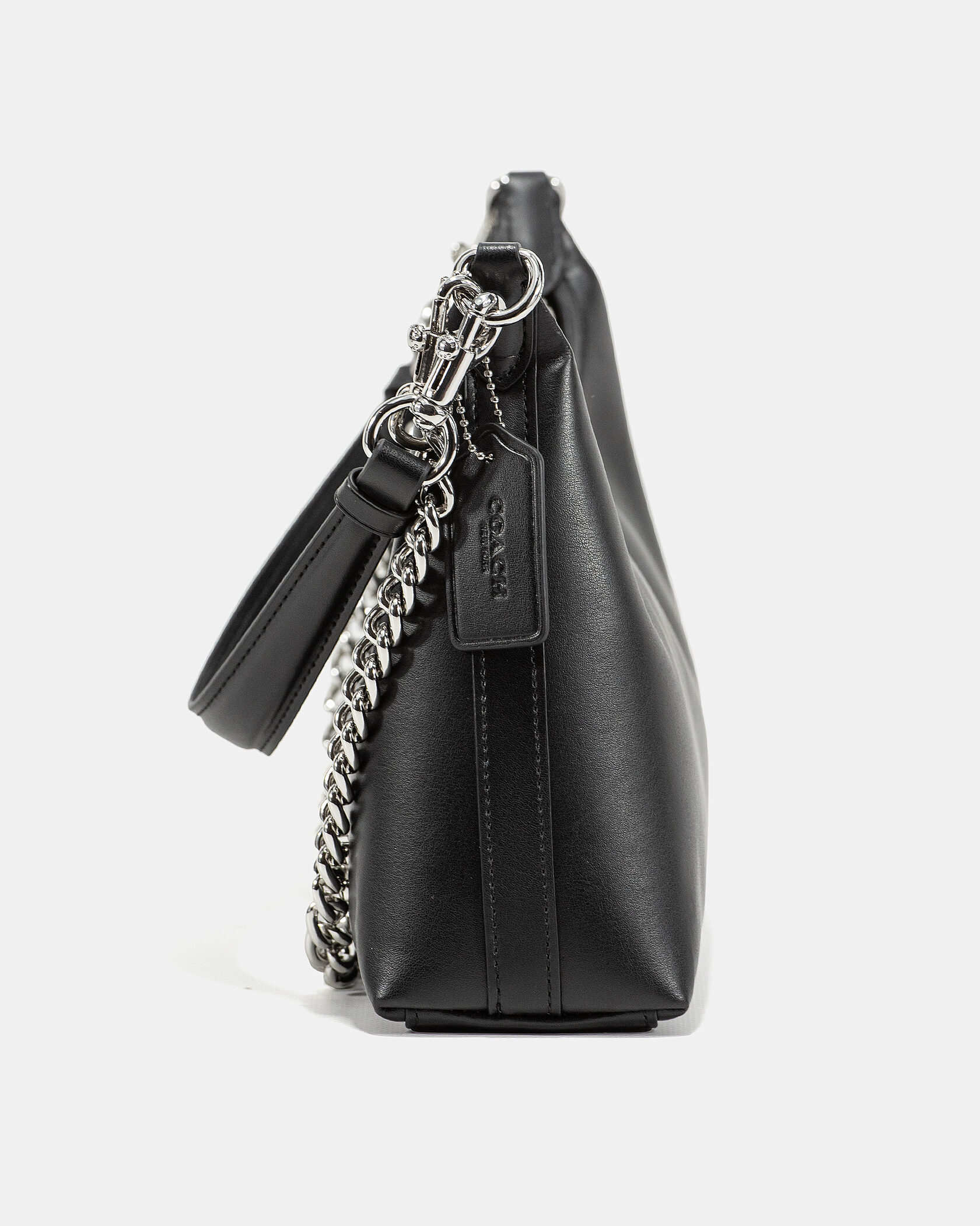 Coach Juliet Shoulder Bag Black Smooth Leather - 7