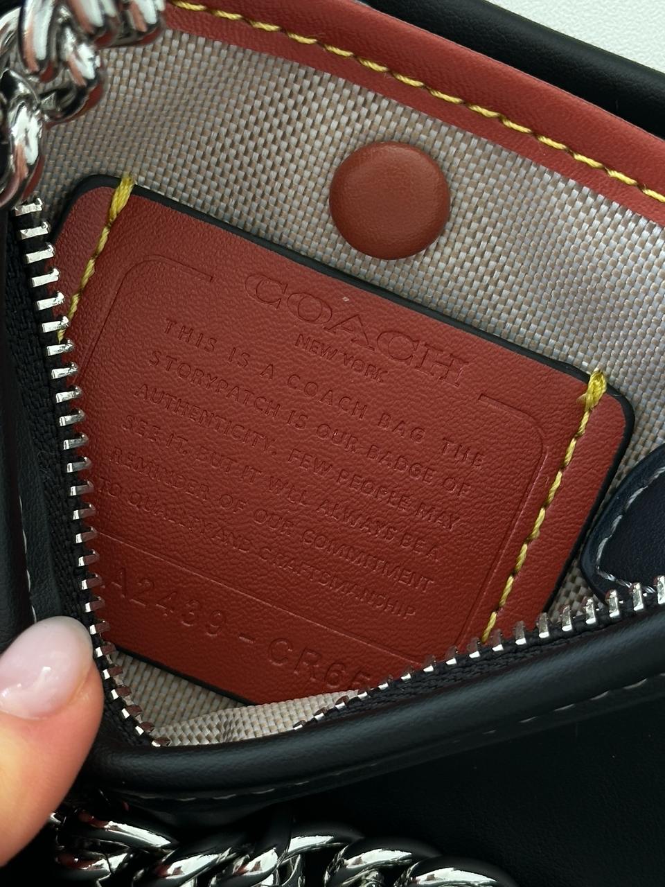 Coach Juliet Shoulder Bag Black Smooth Leather - 14