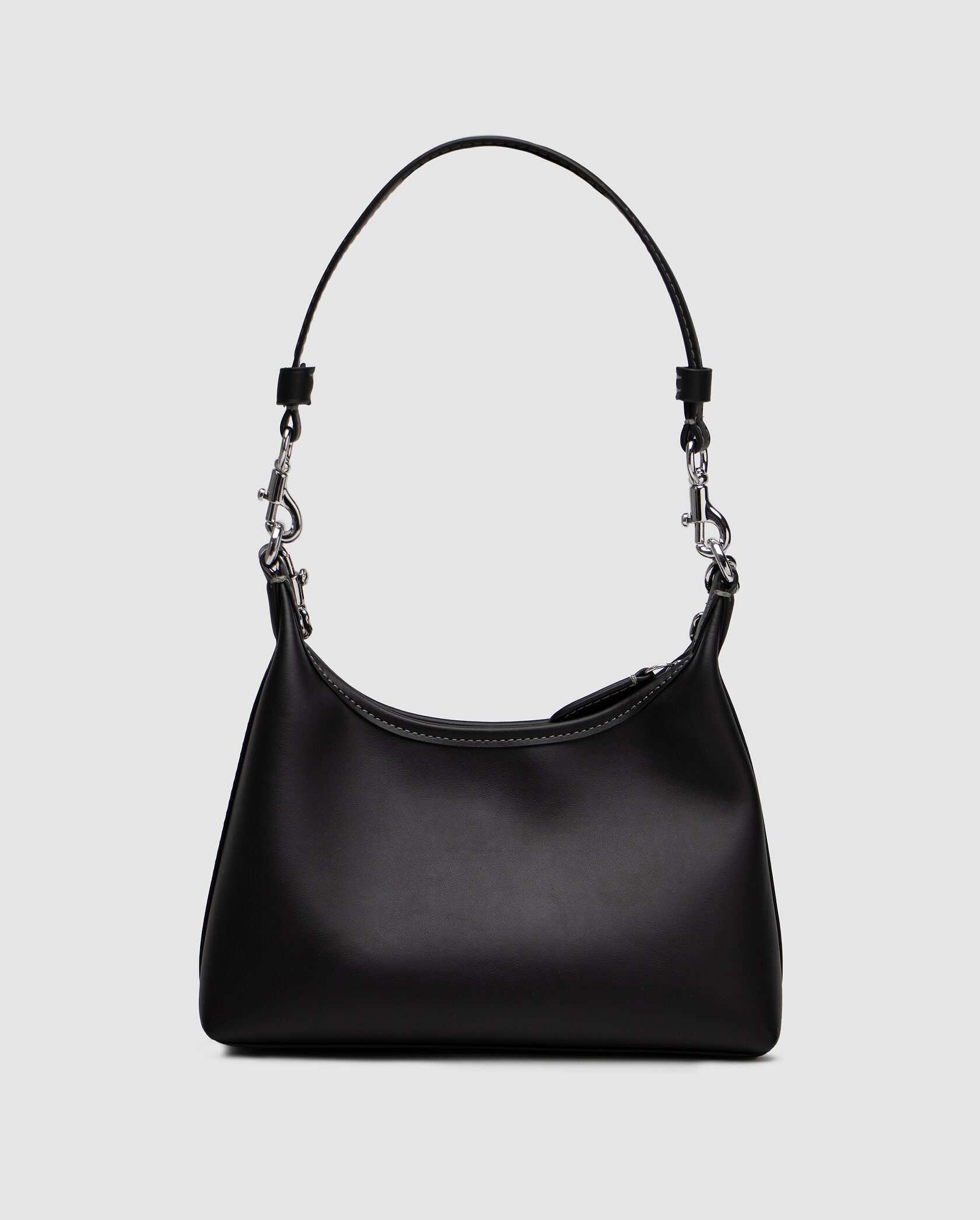 Coach Juliet Shoulder Bag Black Smooth Leather - 7