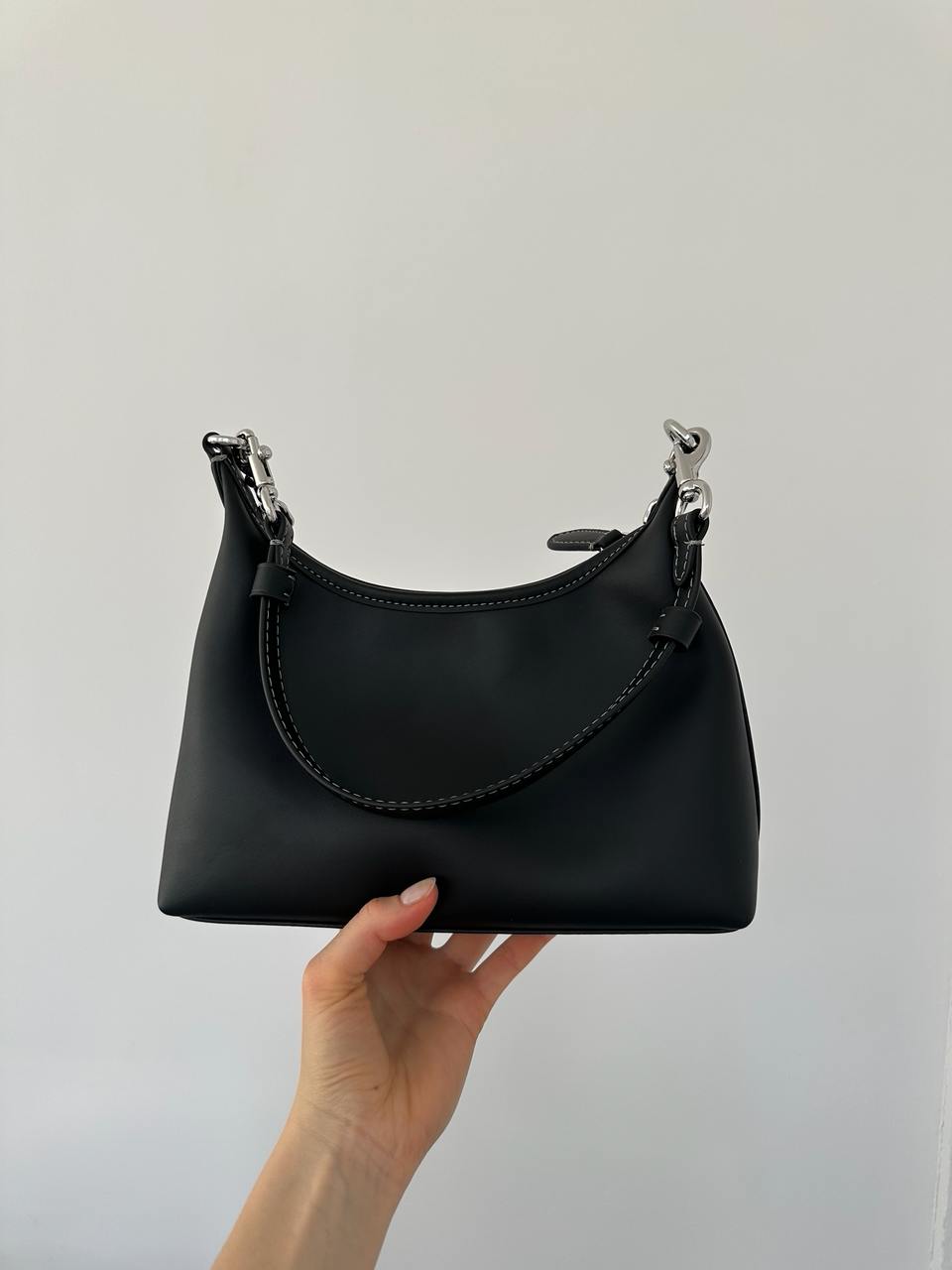 Coach Juliet Shoulder Bag Black Smooth Leather - 8