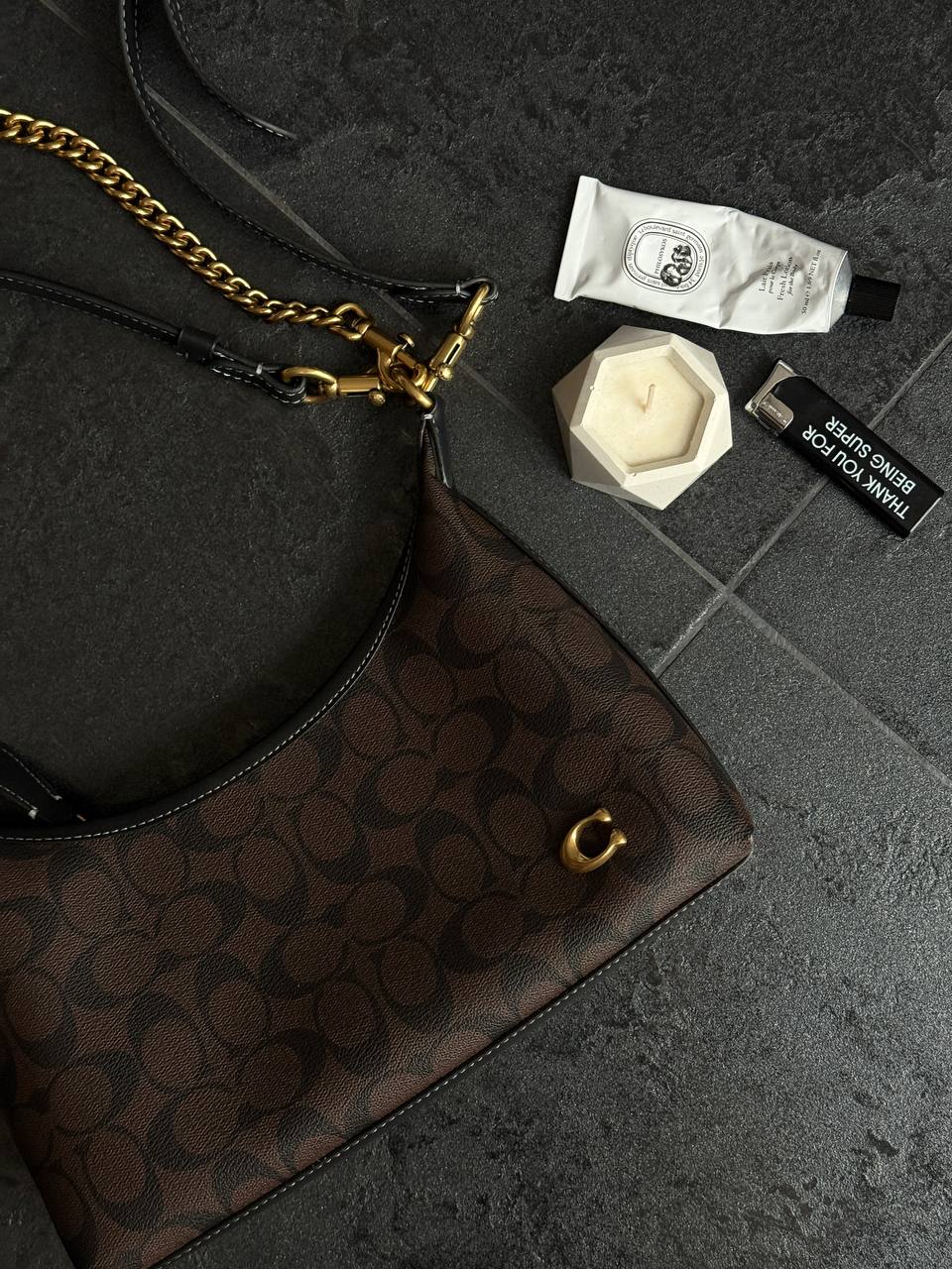 Coach Juliet Shoulder Bag Signature Canvas Brown - 6