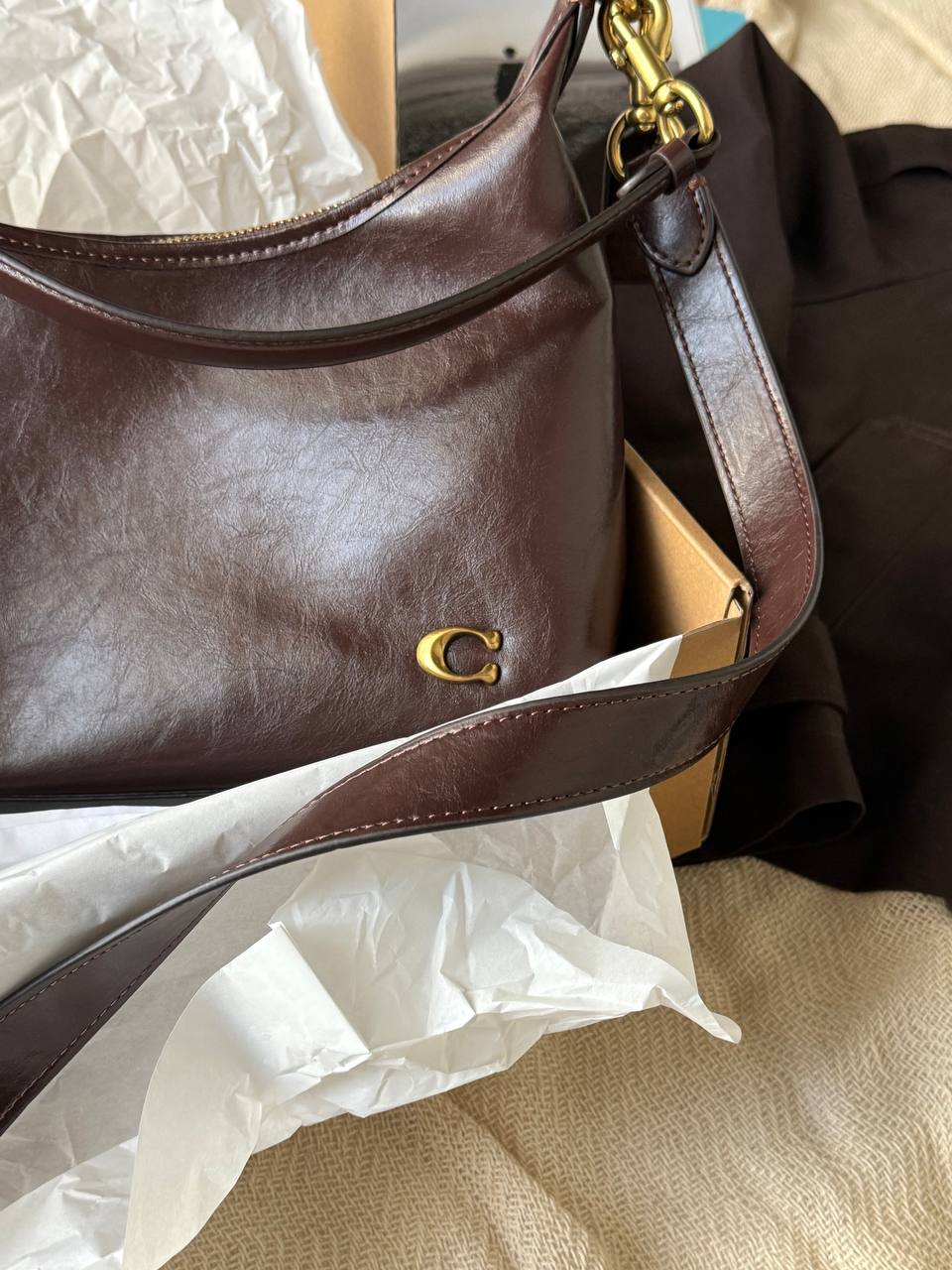 Coach Juliette shoulder bag Brown - 5