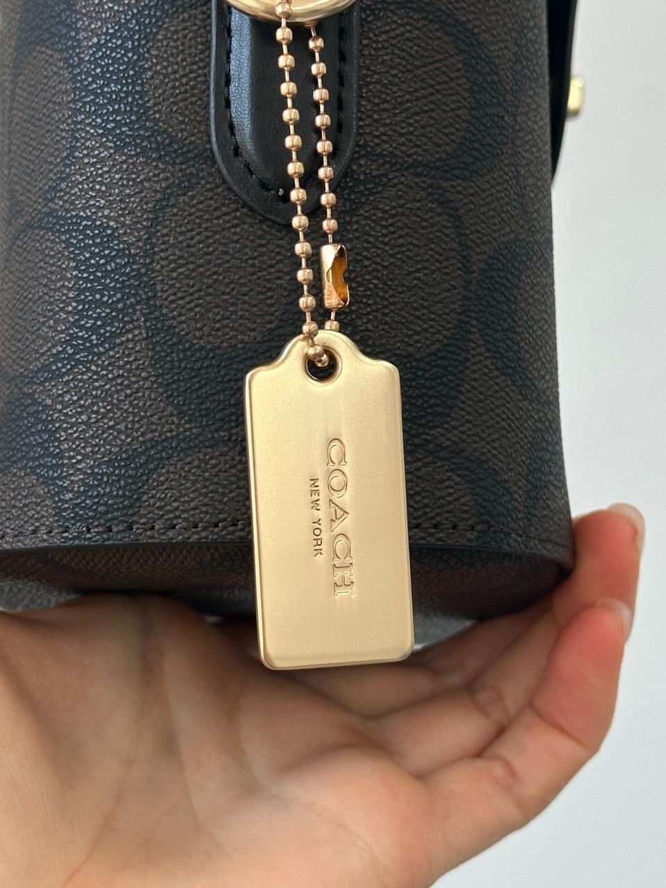 Coach Kay Crossbody Brown In Signature Canvas - 13