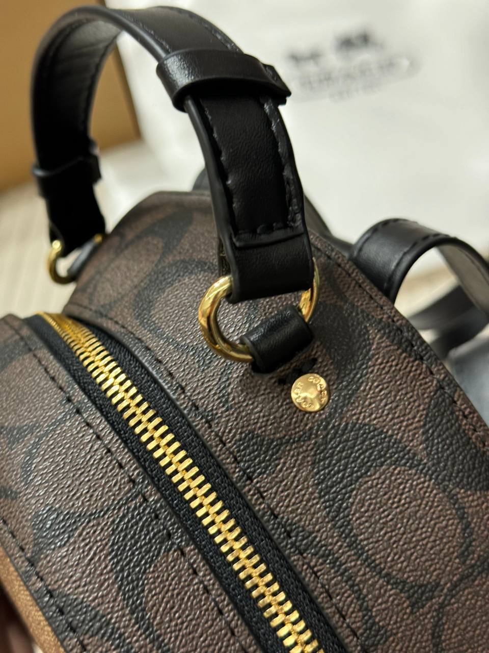 Coach Kenly Mini Backpack in Signature Canvas - 5