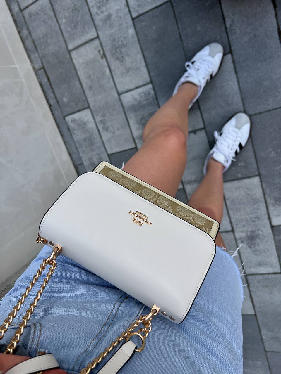 Coach Klare Crossbody Bag in Signature Canvas Khaki Multi - 18