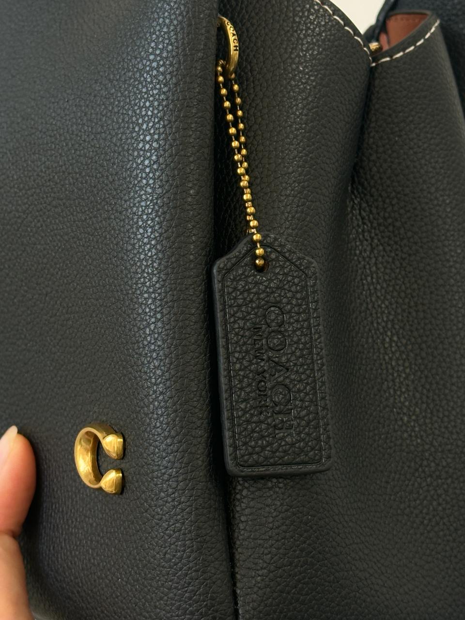 Coach Lana Shoulder Bag 25 Black - 6