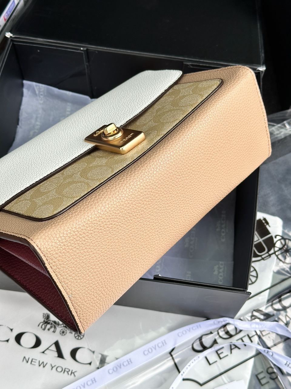 Coach Lane Shoulder Bag In Colorblock Signature Canvas - 22