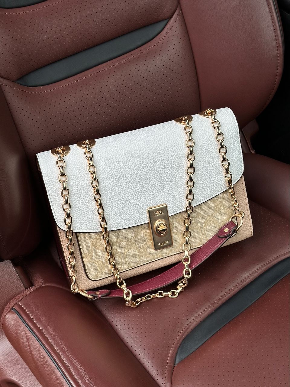 Coach Lane Shoulder Bag In Colorblock Signature Canvas - 7