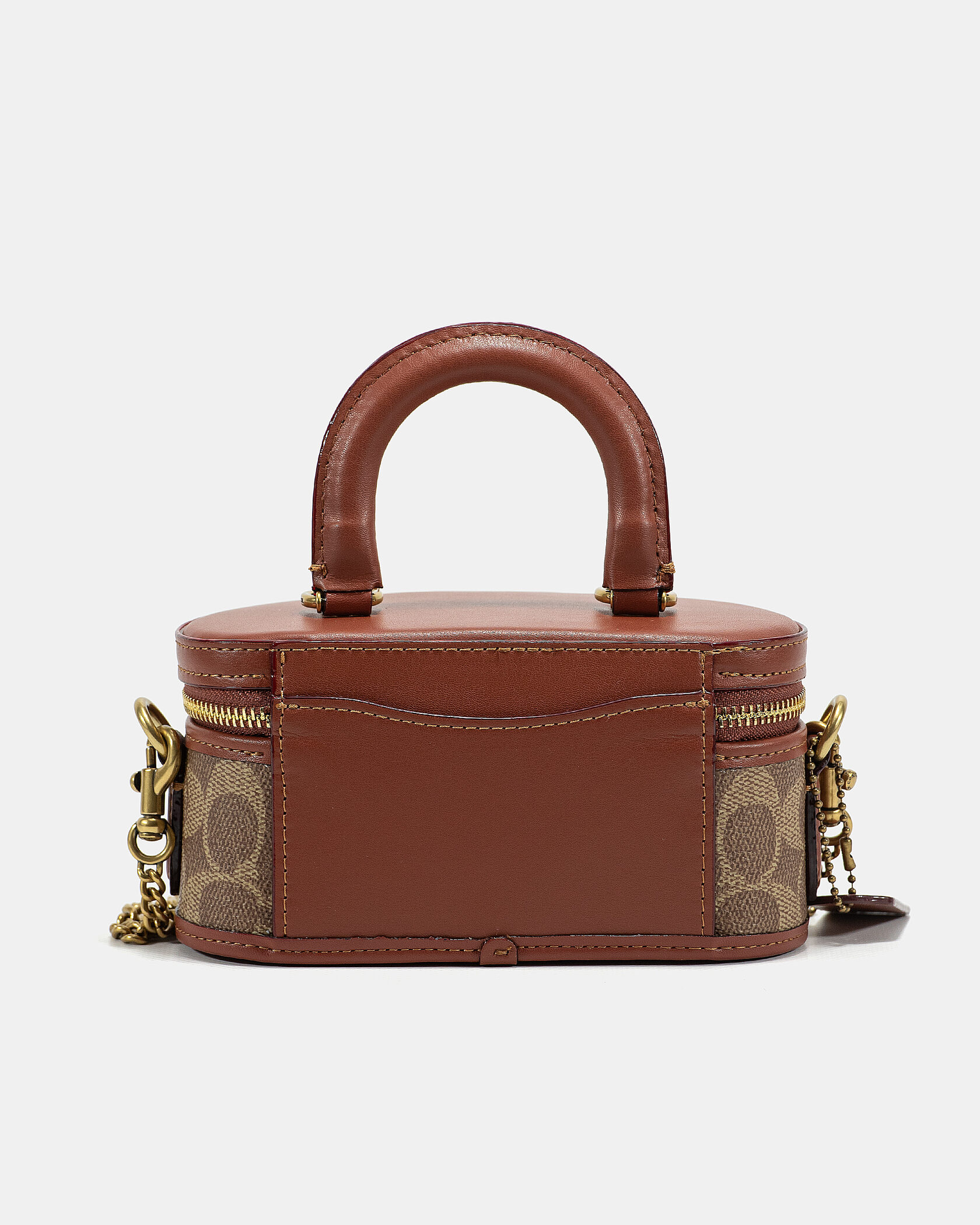 Coach Micro Dreamer Crossbody Bag in Signature Canvas Tan/Brown - 7