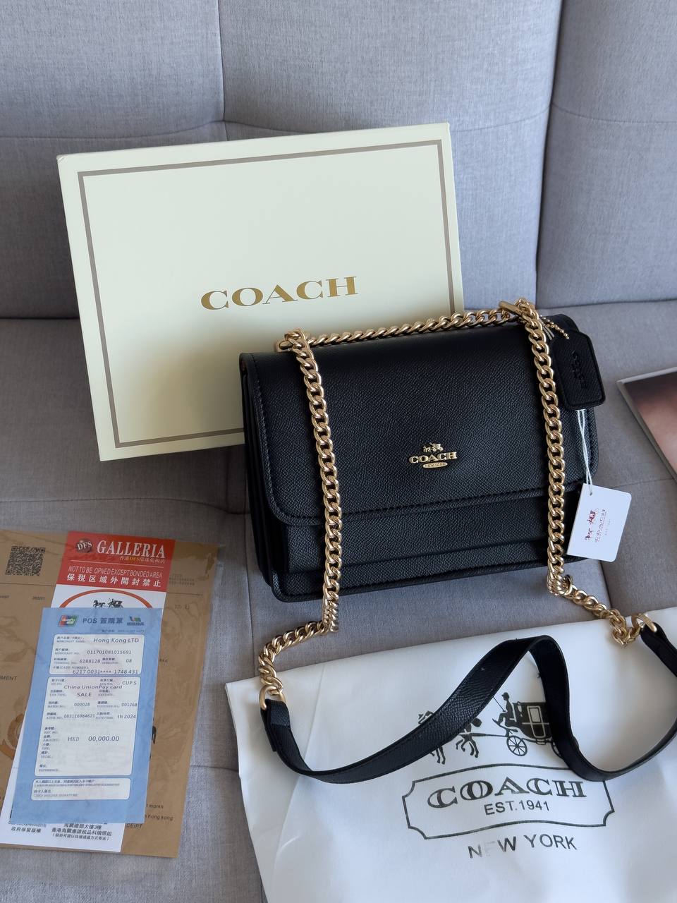 Coach Mini Klare Crossbody Black/Gold - 2