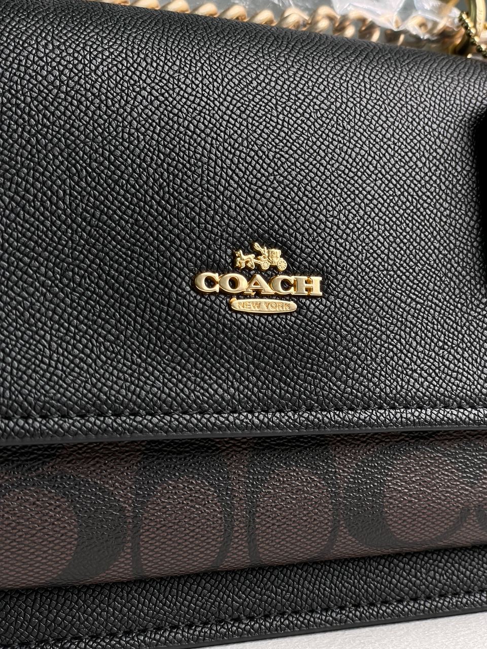 Coach Mini Klare Crossbody in Signature Canvas Brown - 10