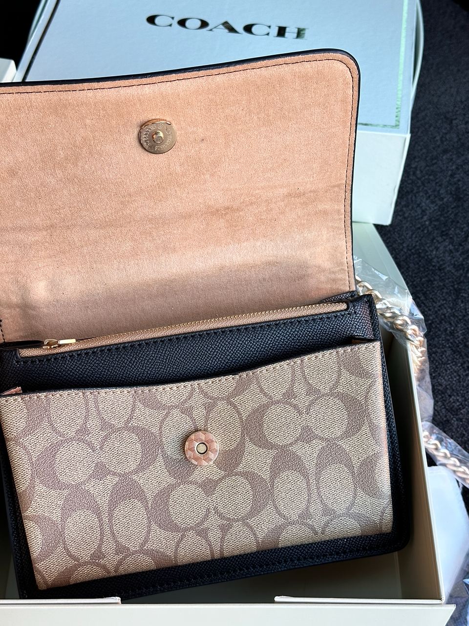 Coach Mini Klare Crossbody in Signature Canvas in Purse - 13