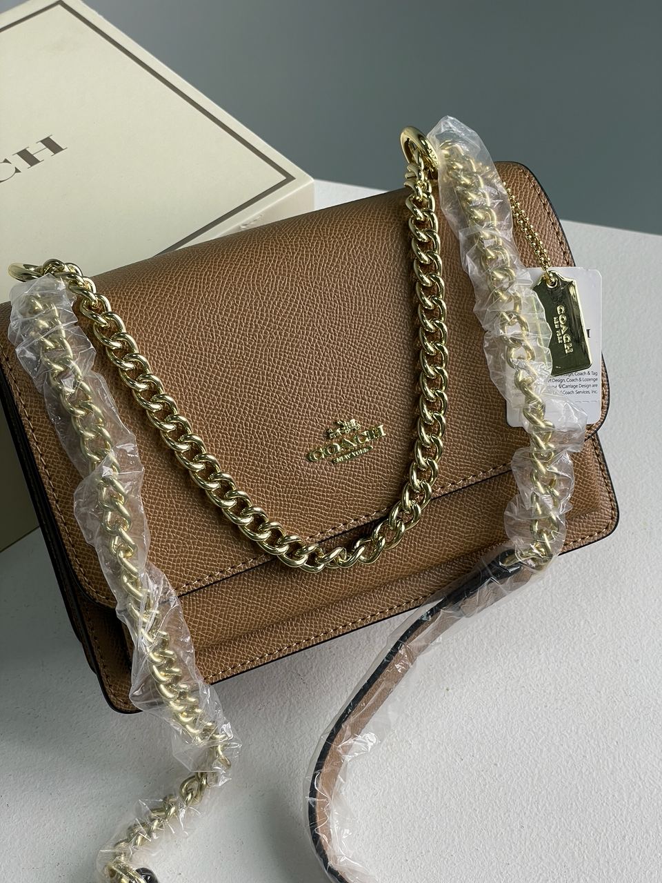 Coach Mini Klare Crossbody in Signature Canvas Total Beige - 8