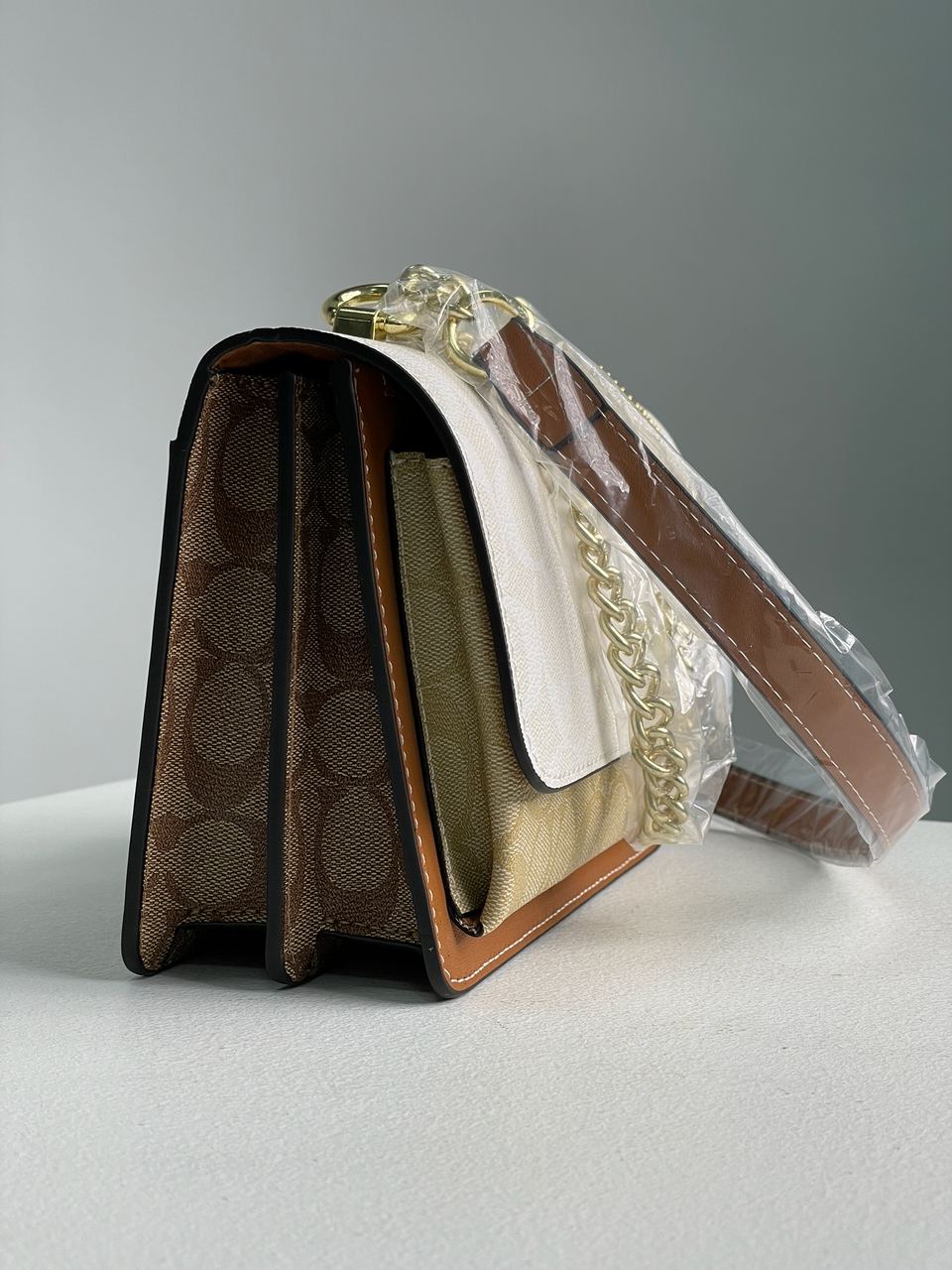 Coach Mini Klare Crossbody in Signature Canvas White Cream - 17