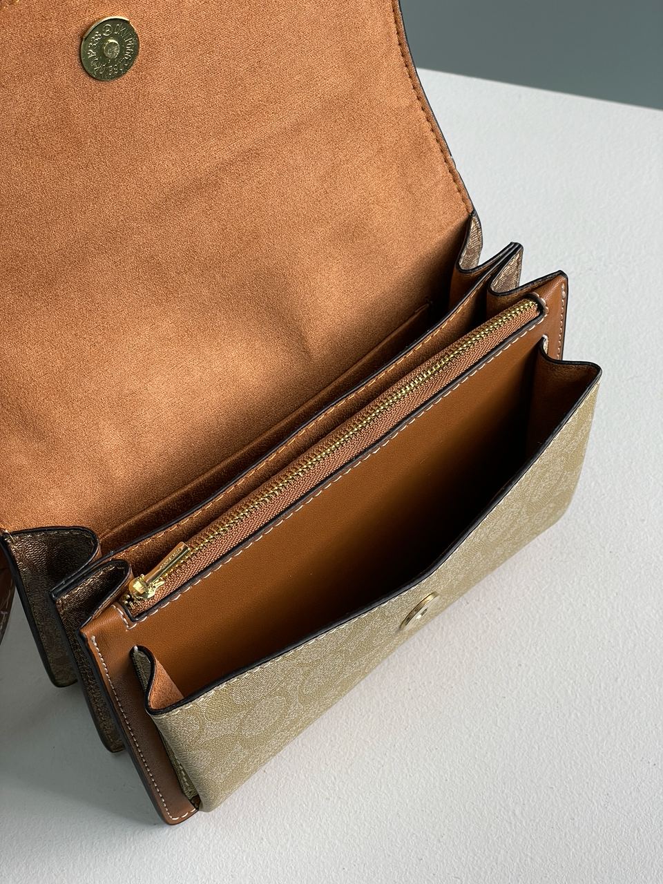 Coach Mini Klare Crossbody in Signature Canvas White Cream - 20